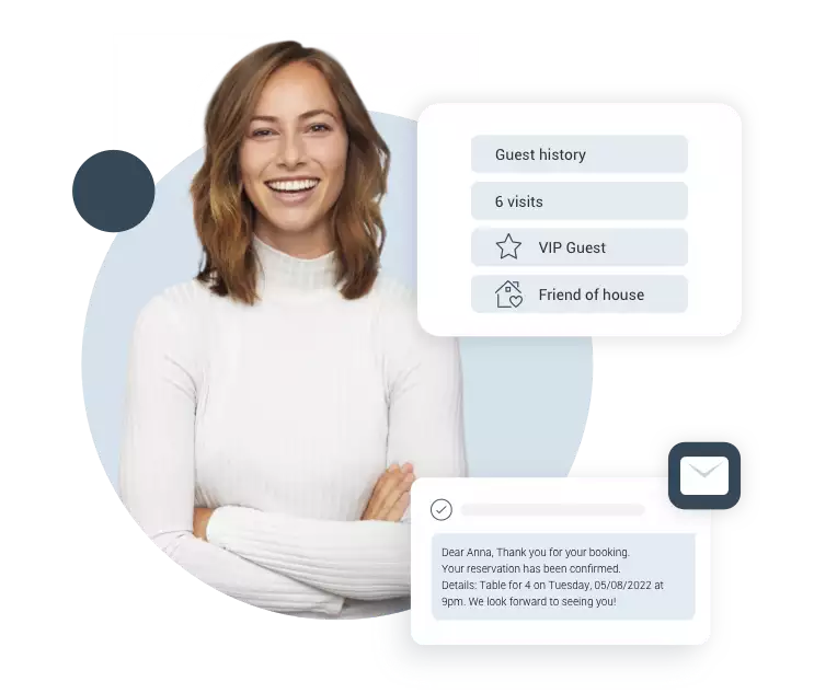 DinnerBooking guest profile