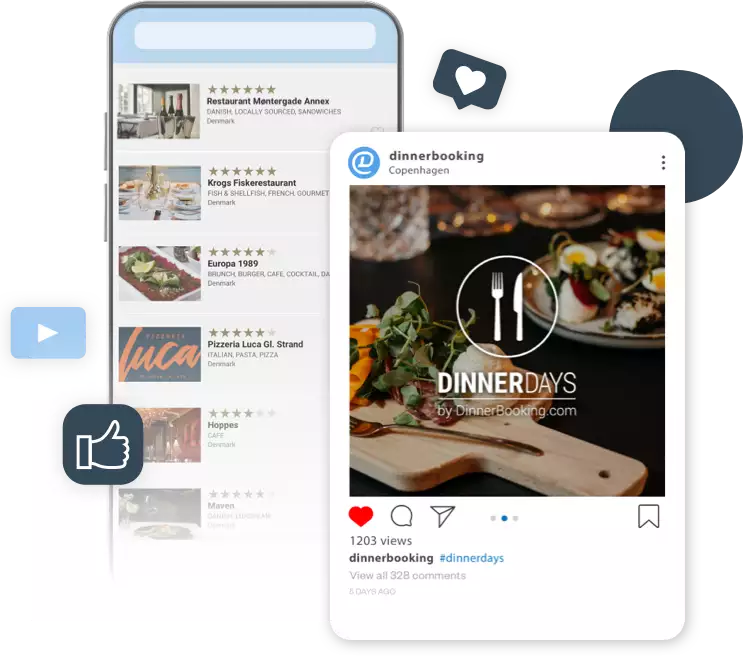 DinnerBooking guest platform