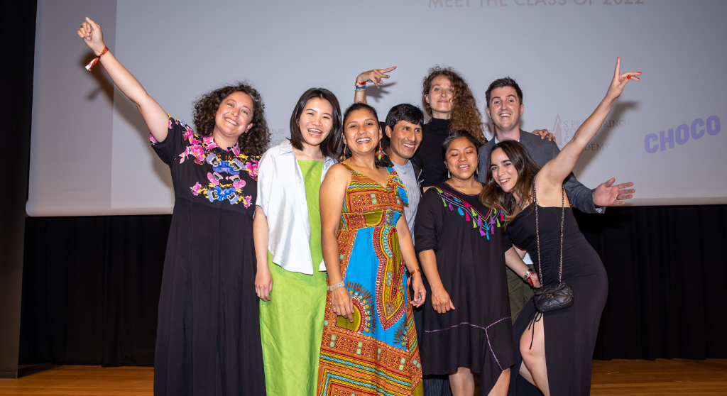 Young food innovators at the 50 Next ceremony